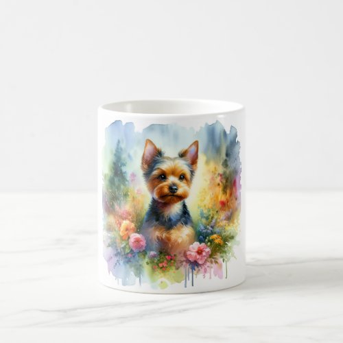 English Toy Terrier in Colorful Serenity AREF902 _ Coffee Mug