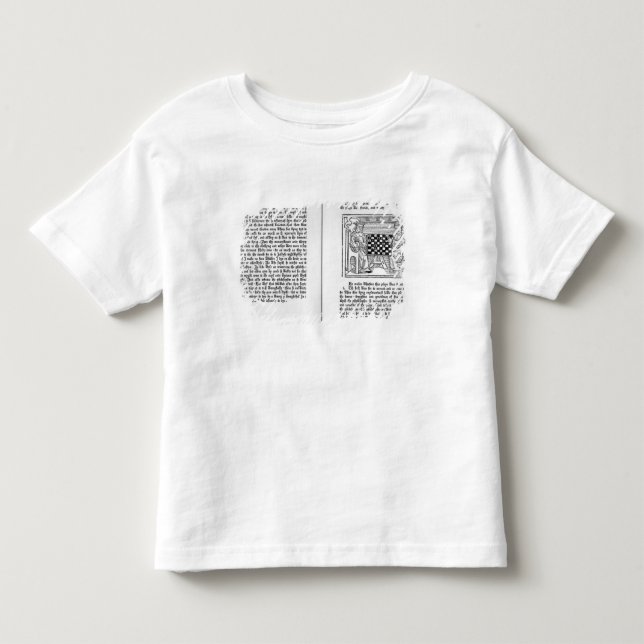 English translation of 'De Ludo Saccorum' Toddler T-shirt (Front)
