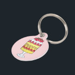 English Trifle Fruit Custard Dessert British Food Pet ID Tag<br><div class="desc">Design features an original marker illustration of a traditional English trifle, consisting of custard, sponge fingers, strawberries and whipped cream. This design is also available on other products. Lots of additional British food-themed art is also available from this shop. Don't see what you're looking for? Contact Rebecca to have something...</div>