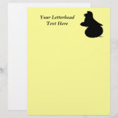 English Trumpeter Pigeon Silhouette (Front/Back)