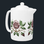 English Tudor Rose Teapot<br><div class="desc">The perfect pot for your afternoon cuppa. The familiar rose with the golden crown makes a great design on a set with our Tudor Rose mugs,  milk jug,  sugar jar,  and serving plate. Here's Cheers!</div>