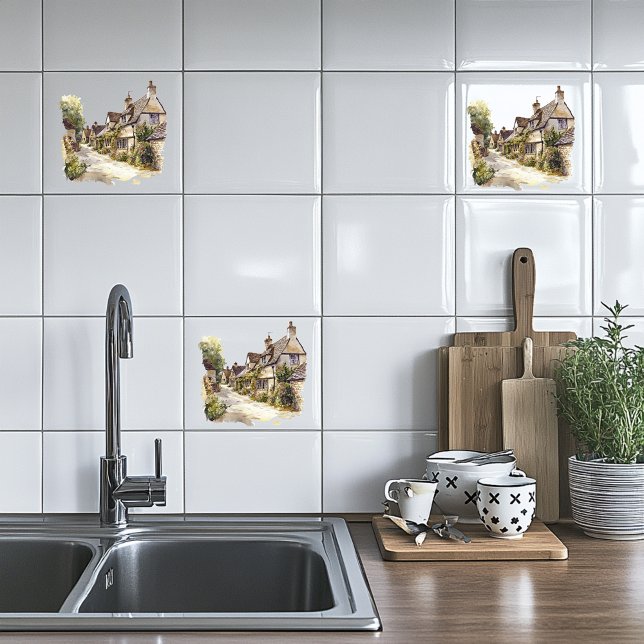 English Village  Ceramic Tile (Creator Uploaded)