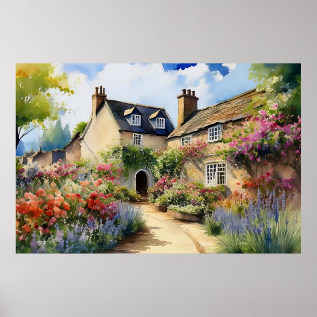 English Village Poster (Front)