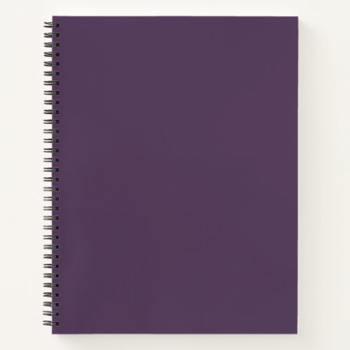 English Violet Solid Color Notebook
