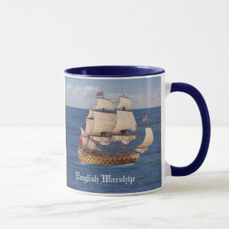 English Warship Nautical Mug