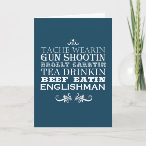 Englishman Birthday Card