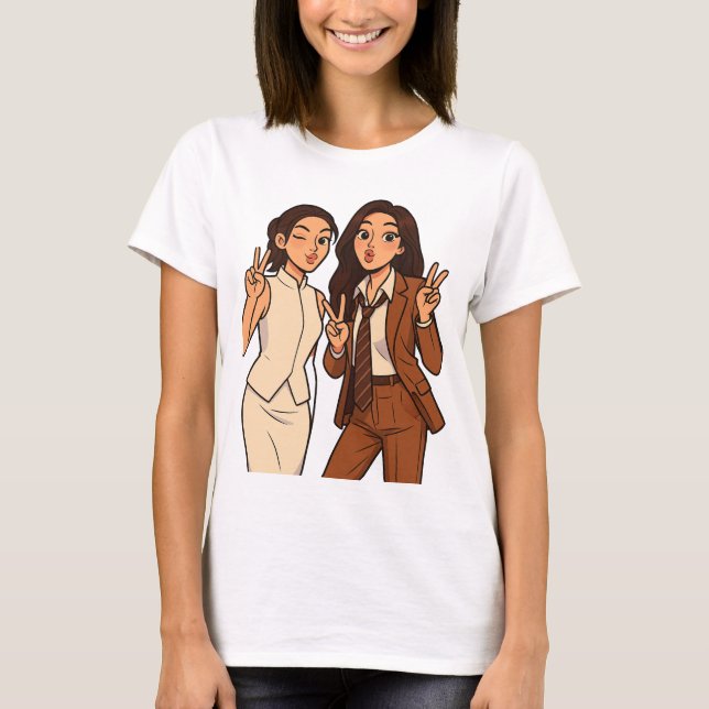 Englot Kazz Awards Funny Cam Pose, Engfa & Char T-Shirt (Front)