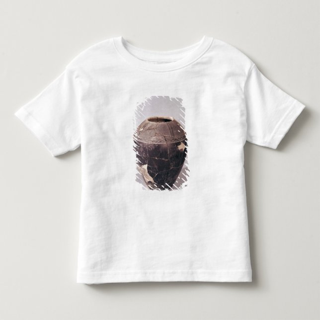 Engobe vase decorated with undulating lines toddler t-shirt (Front)