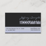 Engraved Accountant Business Card at Zazzle