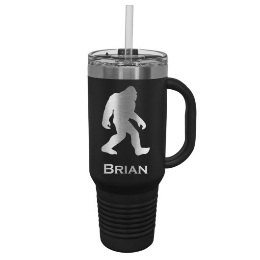 Engraved Bigfoot 40 oz. Stainless Steel Cup (Front)