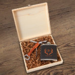 Engraved Bottle Opener With Deer Antlers Flask at Zazzle
