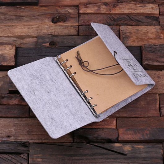 Engraved Box Set of Gray Mug, Keychain & Journal (Inside)