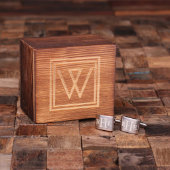 Engraved Box Set w/ Classic Monogram Cufflinks (Front)
