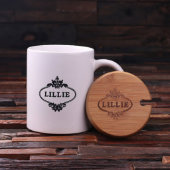 Engraved Box Set w/ Lid & Ceramic Coffee Mug (Front)