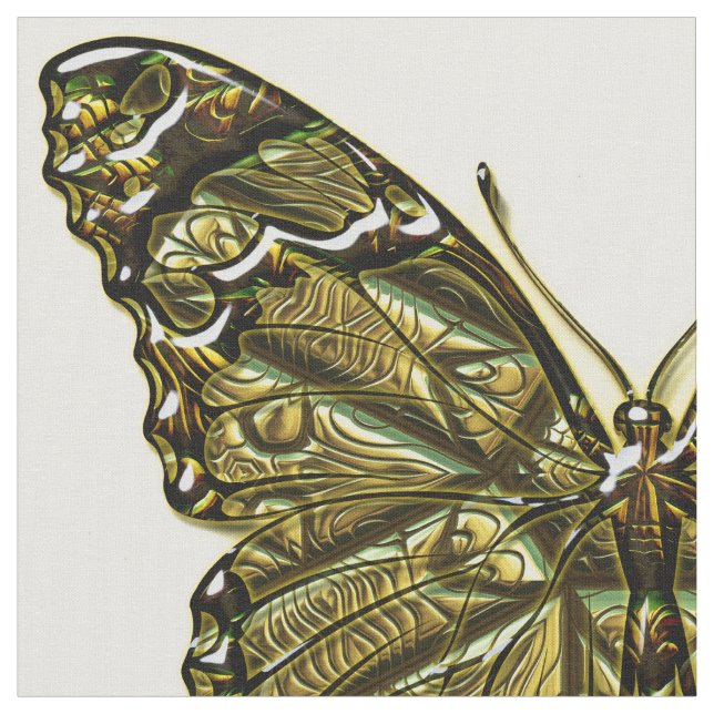 Engraved Butterfly 1-3 Options Custom Fabric (Close Up)