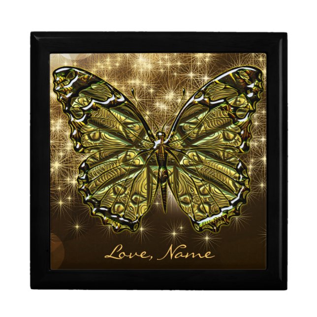 Engraved Butterfly 2 Gift Box (Front)