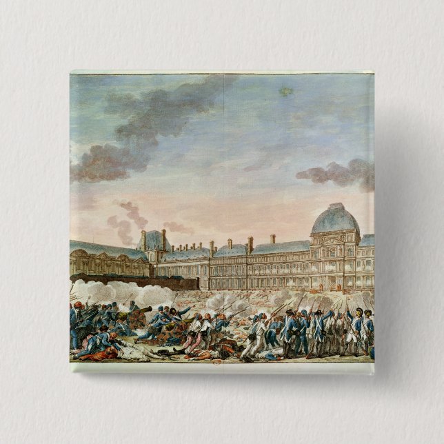 Engraved by Isidore Stanislas Helman Pinback Button (Front)