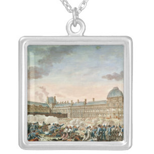 Engraved by Isidore Stanislas Helman Silver Plated Necklace