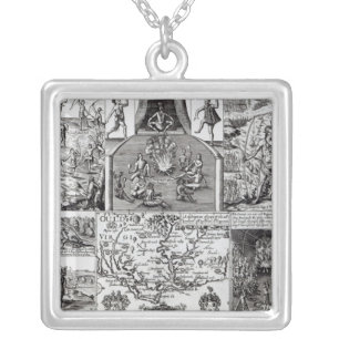 Engraved by Robert Vaughan Silver Plated Necklace
