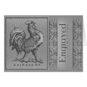 Engraved Card (Front Horizontal)