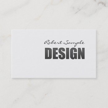 Engraved Design Business Card by whatsurbiznass at Zazzle