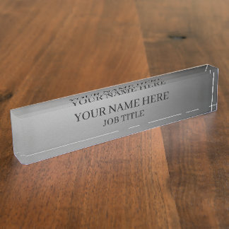 Engraved Desk Name Plate – Personalized
