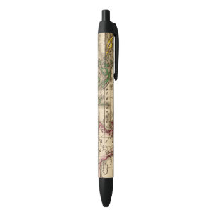 Engraved Eastern Hemisphere Map Pen