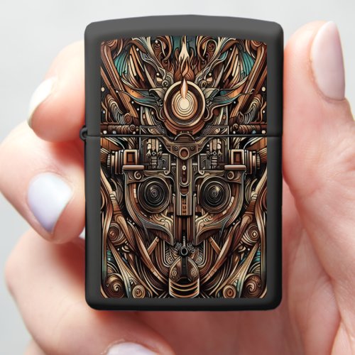 Engraved Elegance Case Design Zippo Lighter
