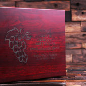 Engraved Gift Box & 7 Piece Wine Accessories Set (Front)