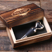 Engraved Gift Box & Heart Shape Wine Stopper (Inside)