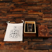 Engraved Gift Set with Stemless Bullet Beer Glass (Front)