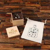 Engraved Gift Set with Stemless Bullet Wine Glass (Front)