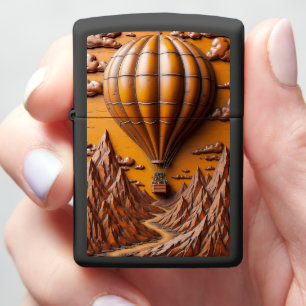 Engraved Highland Flight Valley Road Zippo Lighter