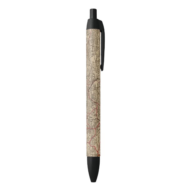 Engraved map of France Pen (Bottom (Vertical))