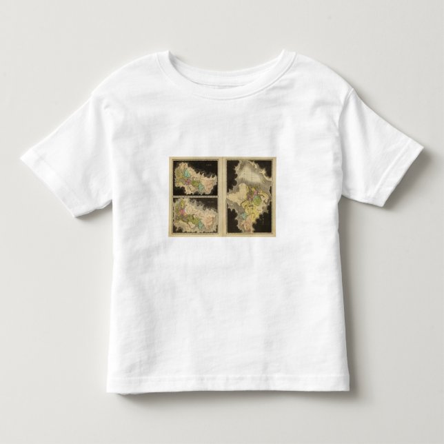 engraved maps of the world toddler t-shirt (Front)