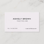 Engraved Minimalist Business Card at Zazzle