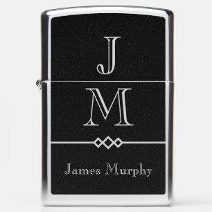 Engraved Monogram Zippo Lighter