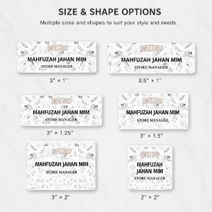 Engraved Name Tags Magnetic Conference ID