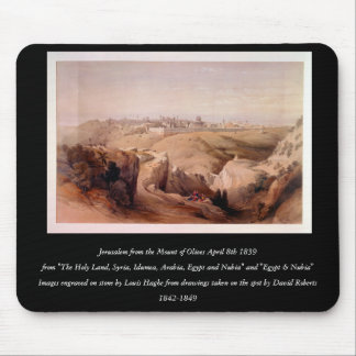 Engraved on stone by Louis Haghe Mouse Pad