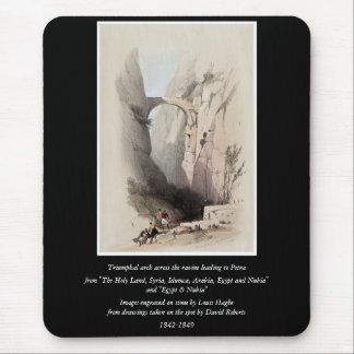 Engraved on stone by Louis Haghe Mouse Pad