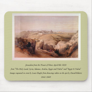 Engraved on stone by Louis Haghe Mouse Pad