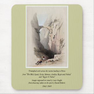 Engraved on stone by Louis Haghe Mouse Pad