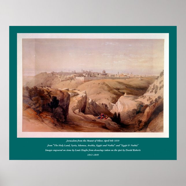 Engraved on stone by Louis Haghe Poster (Front)