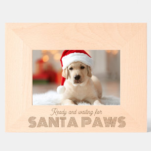 Engraved Photo Frame, Christmas dog lover fun Frames