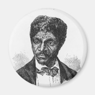 Engraved Portrait of African American Dred Scott Magnet