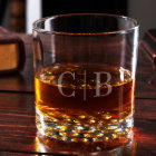 Engraved Quinton Monogram Whiskey Glass