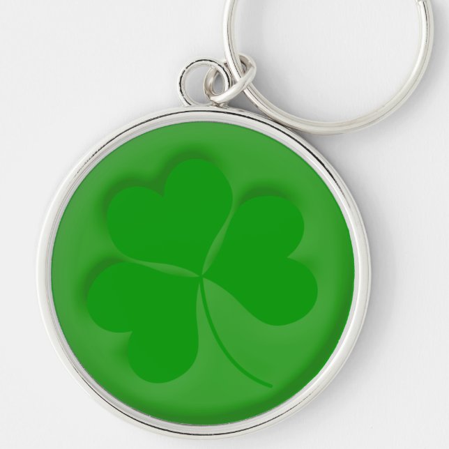 Engraved Shamrock Keychain (Front)