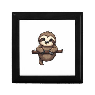 Engraved Sloth Tee Vintage Animal Art (2) Gift Box