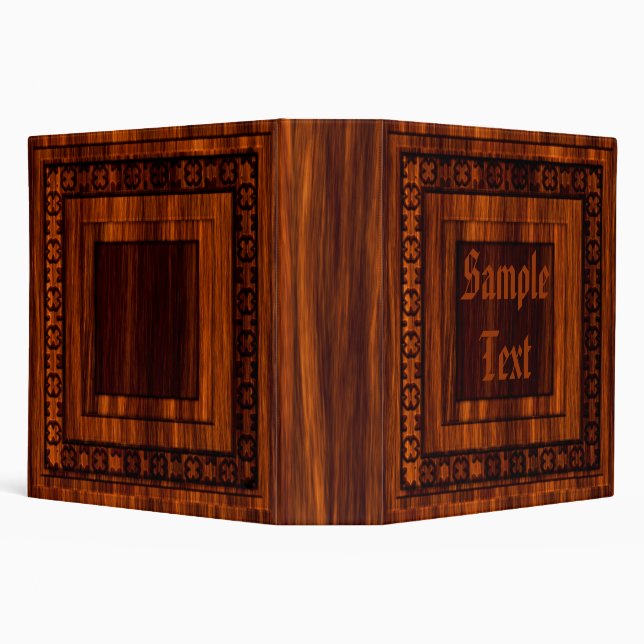 Engraved Wood Binder (Background)