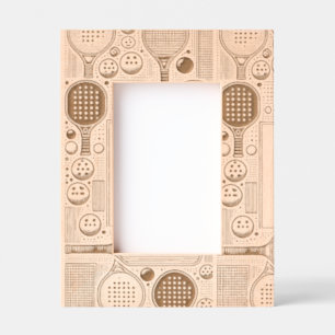 Engraved wooden 4" x 6" pickleball  frames